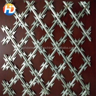 Low Price Concertina Hot Dipped Galvanized Diamond Welded Decorative Razor Barbed Wire Mesh Flat Wrap Prison Chain Link Fences